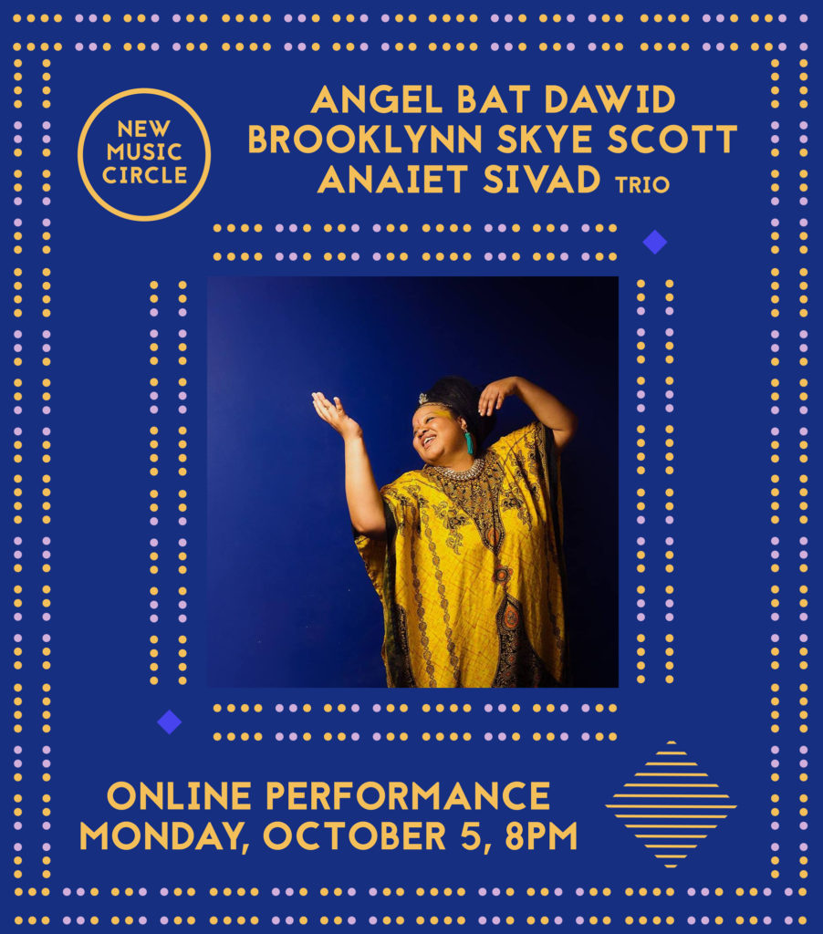 Angel Bat Dawid, Brooklynn Skye Scott and Anaiet Sivad Trio Poster