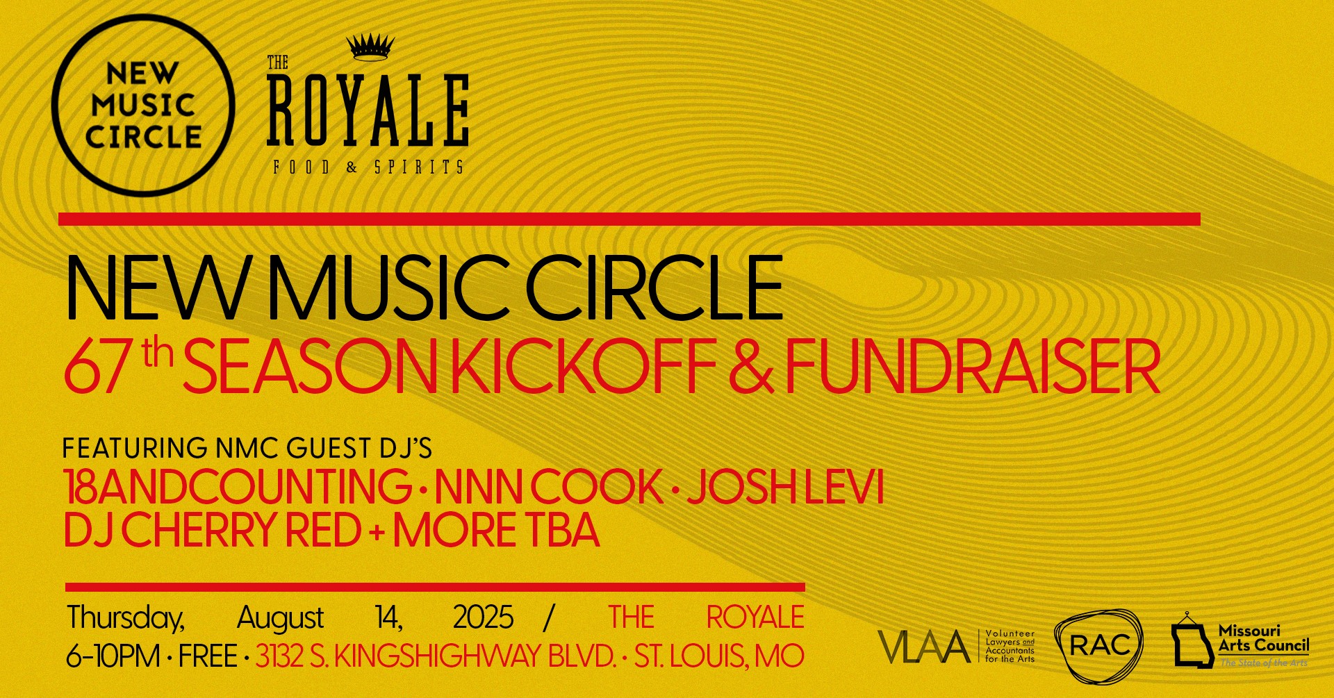 NMC 67th Season Fundraiser Graphic