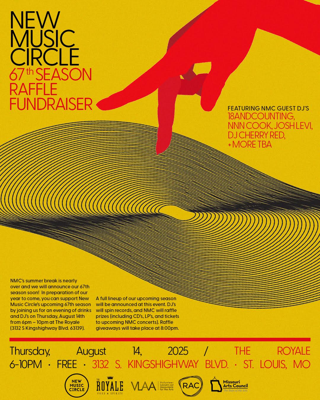 NMC 67th Season Fundraiser Poster