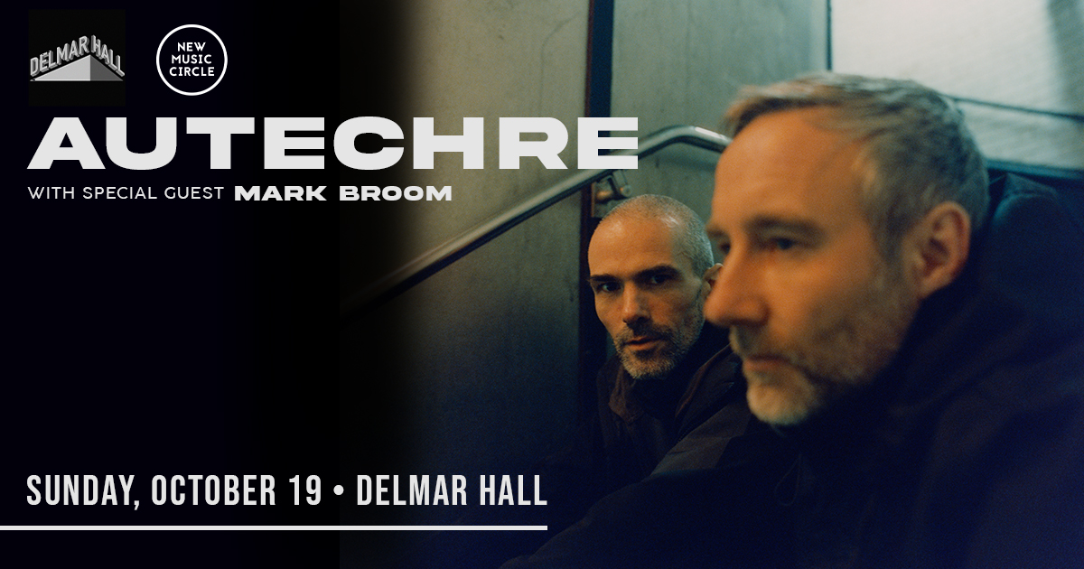 Autechre with Mark Broom flyer