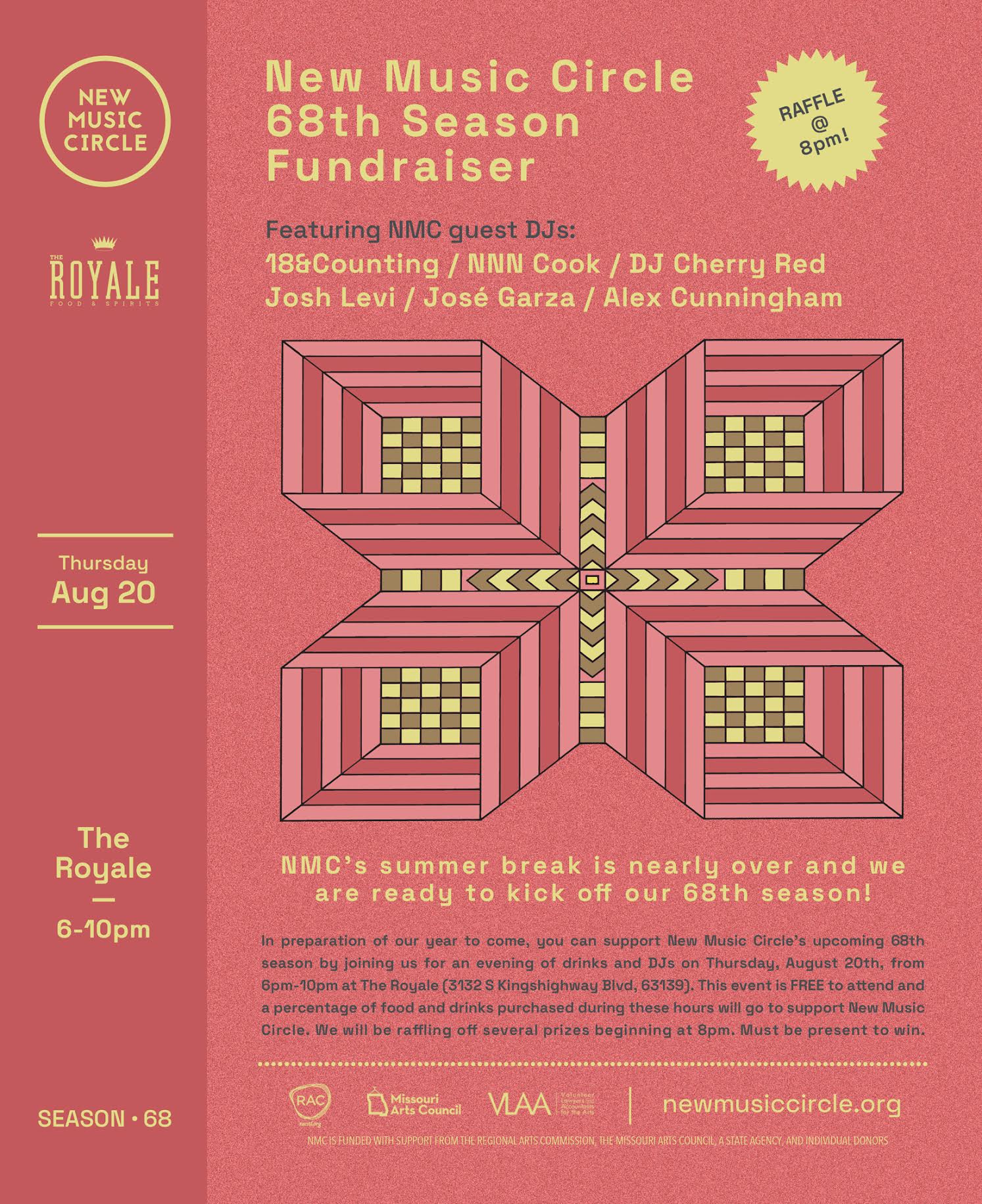 NMC 68th Season Fundraiser Poster